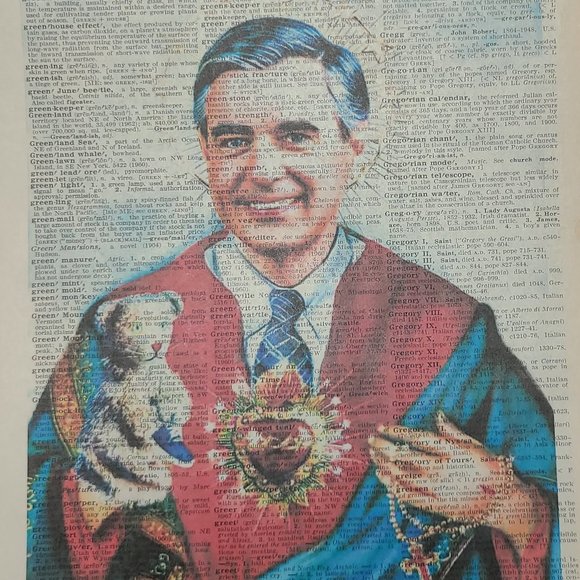 Other - SAINT MR ROGERS Framed Print